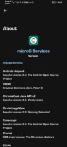 Vanced microG Services 1
